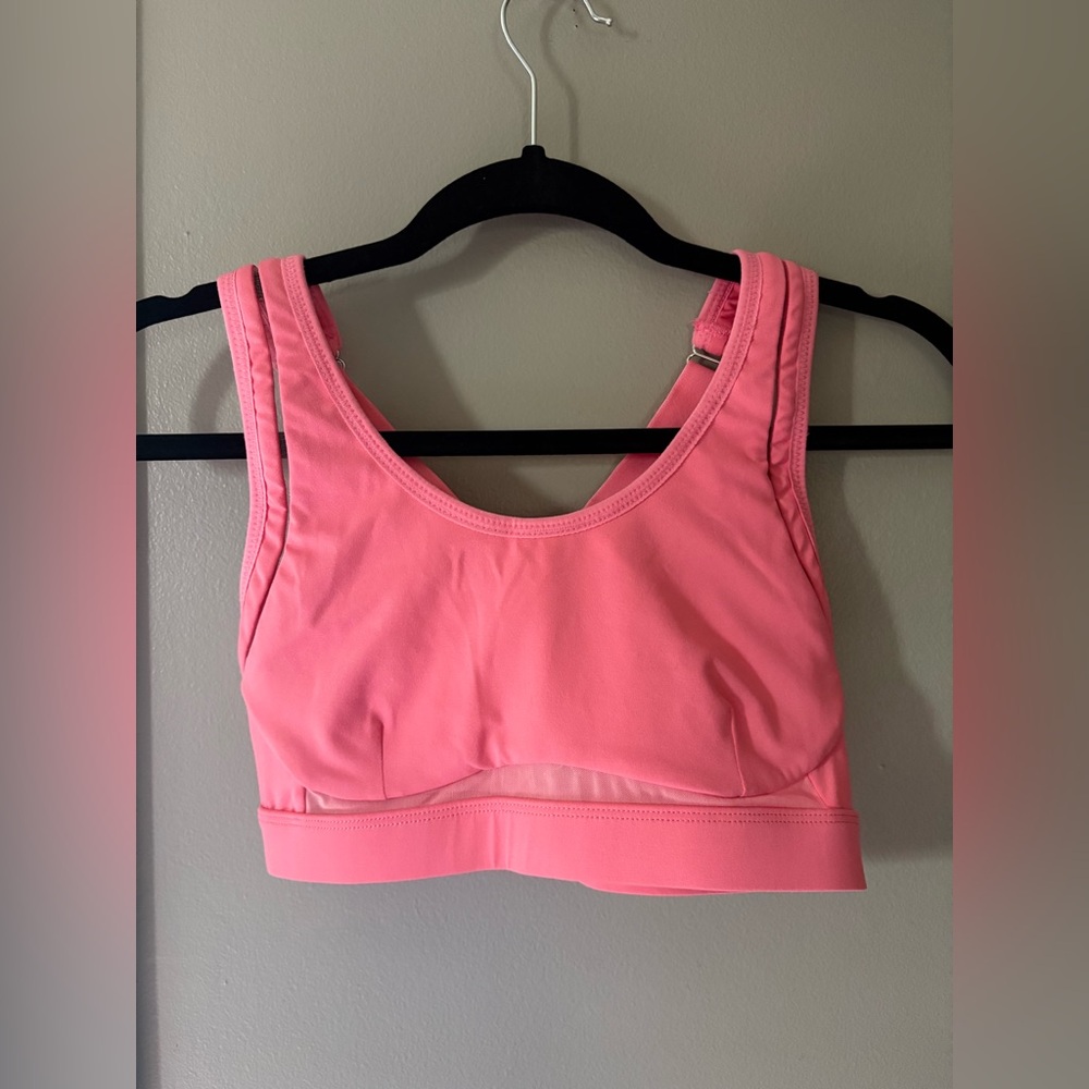 Fabletics Pink Sports Bra Racerback